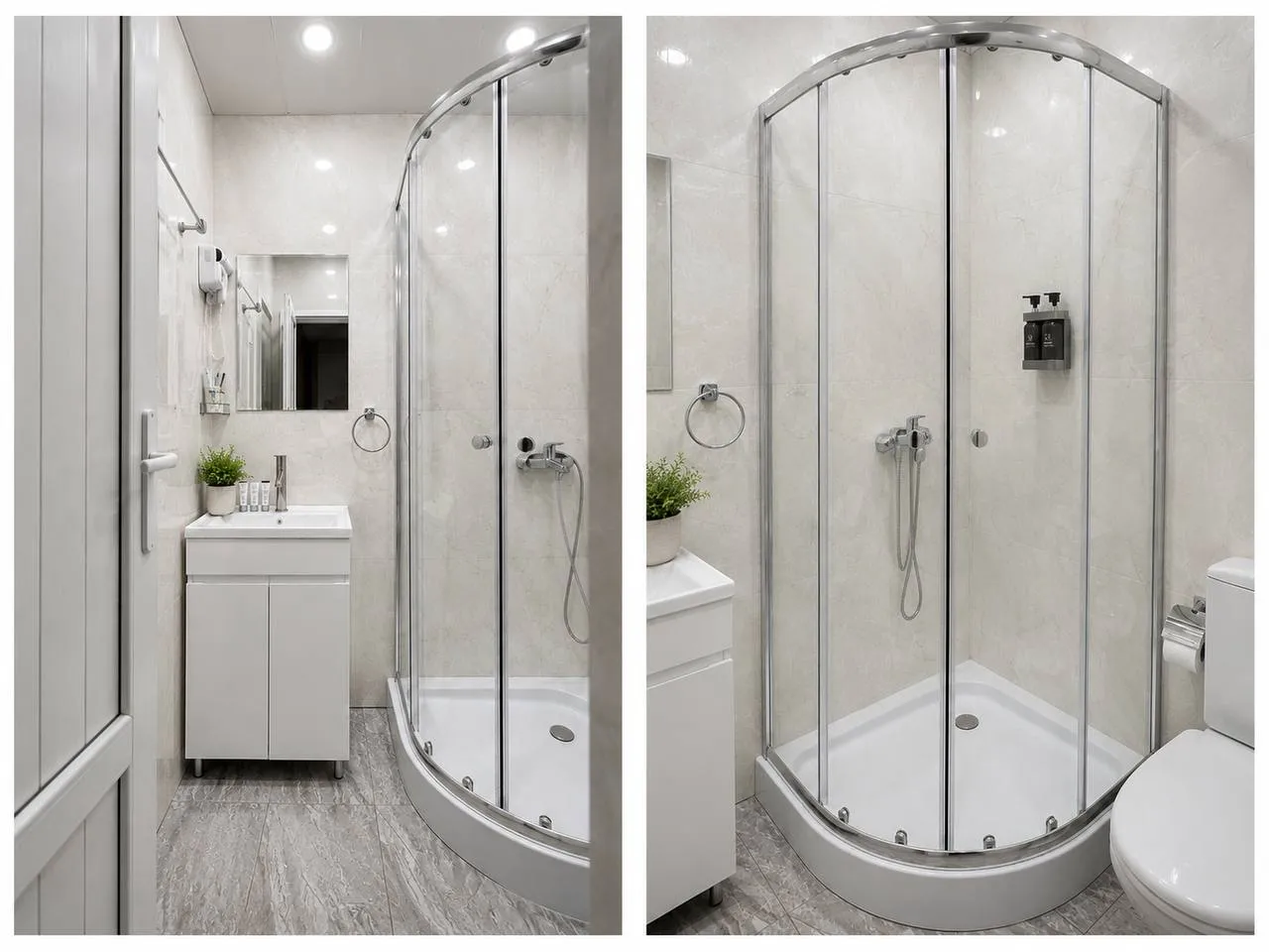 The bathroom