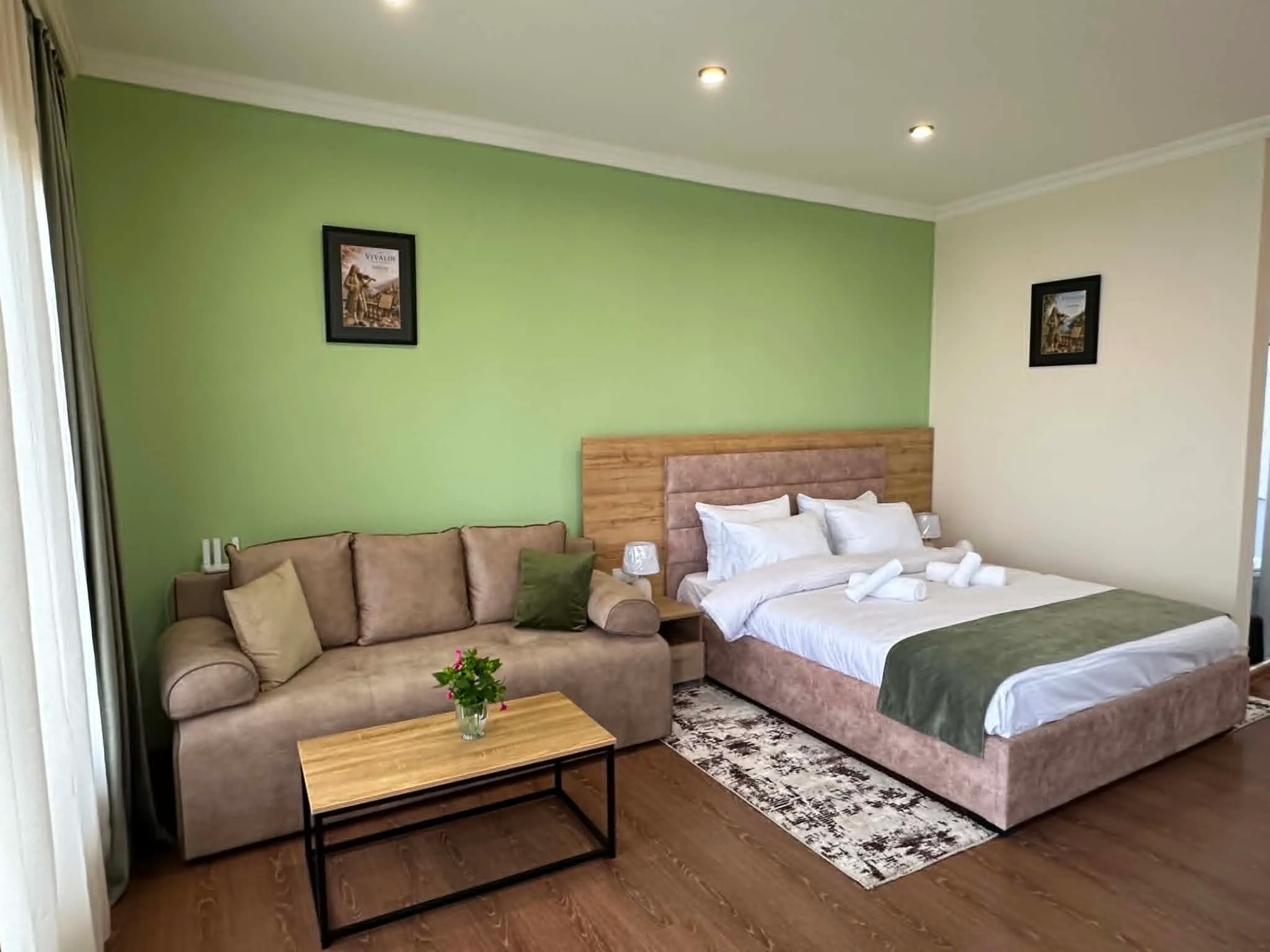 A guest room